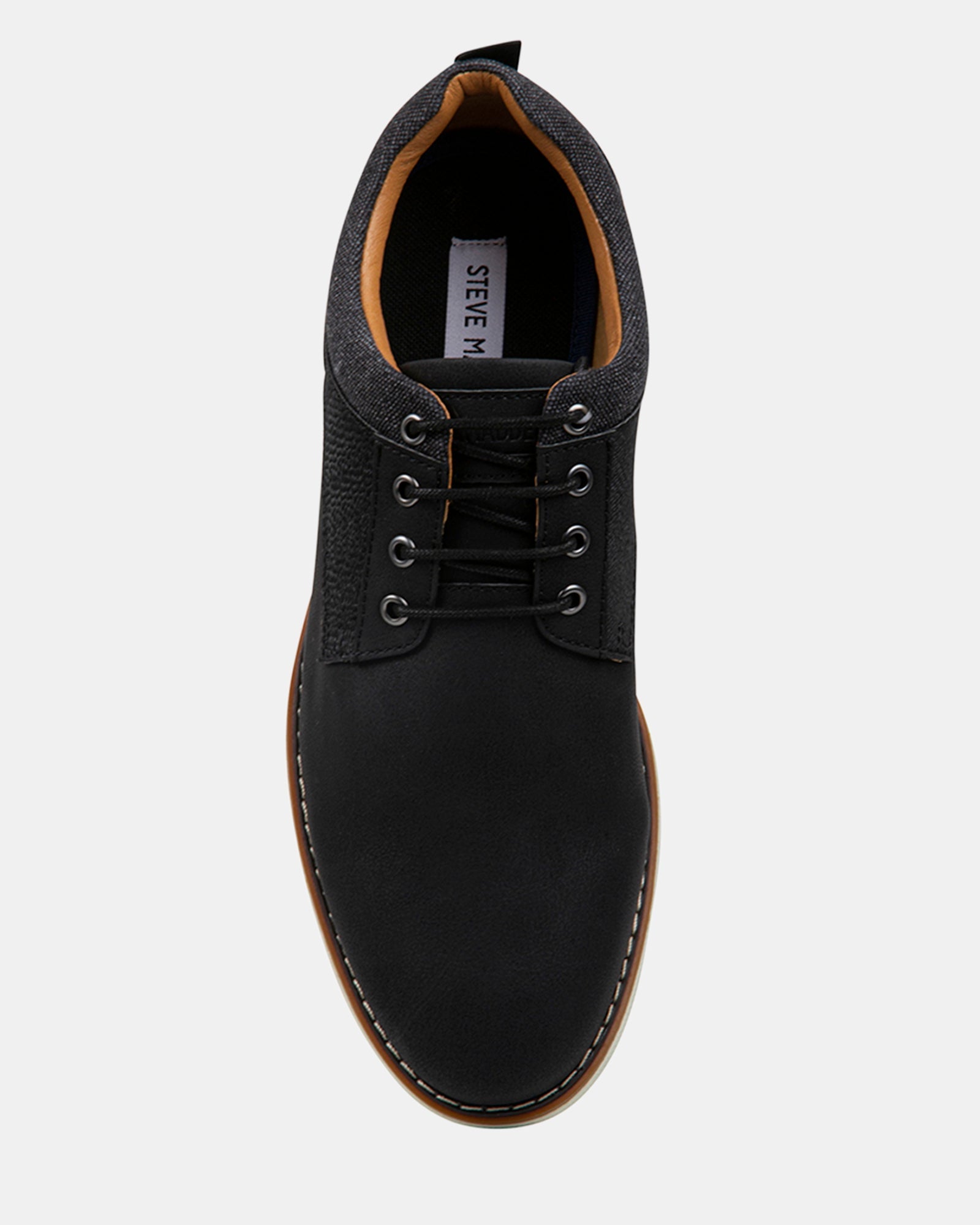 JAXSON BLACK NUBUCK - Men's Shoes - Steve Madden Canada
