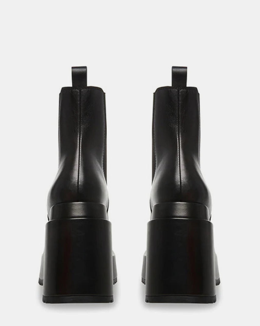 JESSE BLACK LEATHER - Women's Shoes - Steve Madden Canada