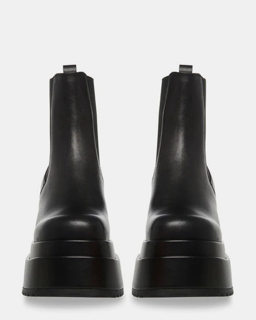 JESSE BLACK LEATHER - Women's Shoes - Steve Madden Canada