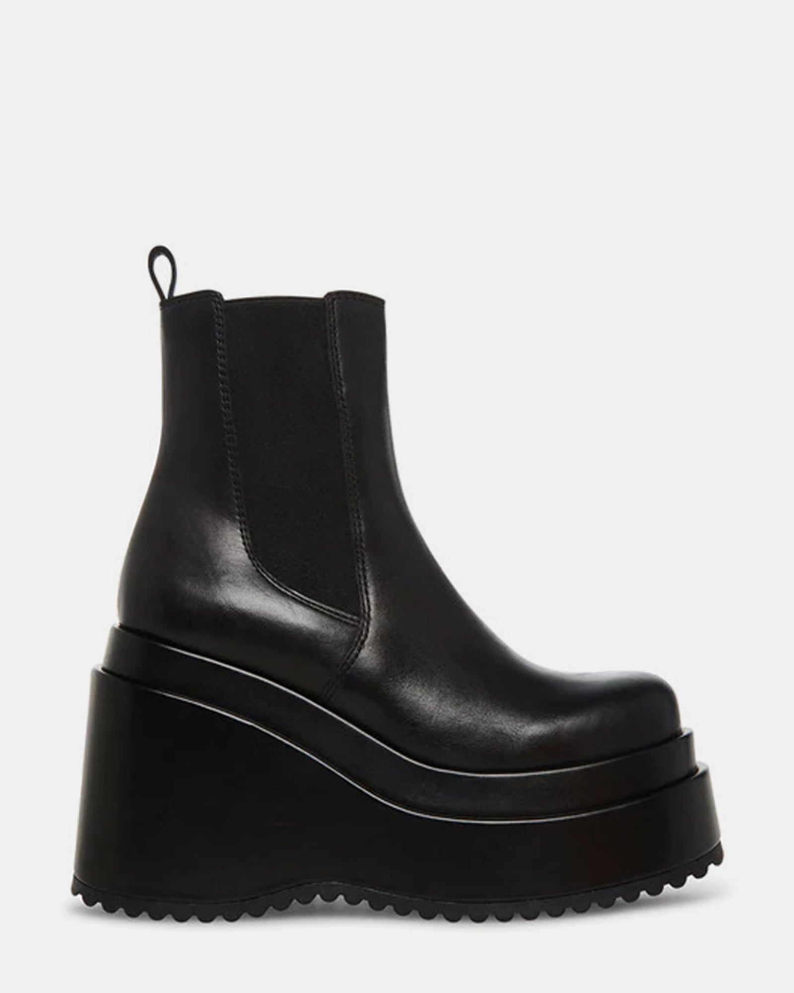 JESSE BLACK LEATHER - Women's Shoes - Steve Madden Canada