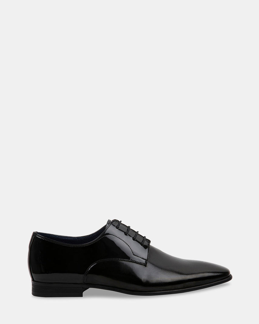 JOSE BLACK PATENT - Men's Shoes - Steve Madden Canada