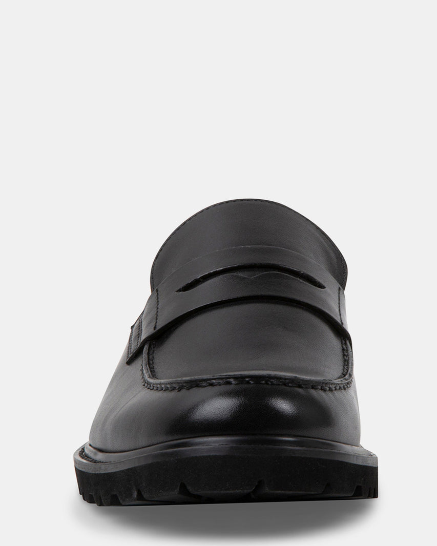 KAYVONN BLACK LEATHER - Men's Shoes - Steve Madden Canada