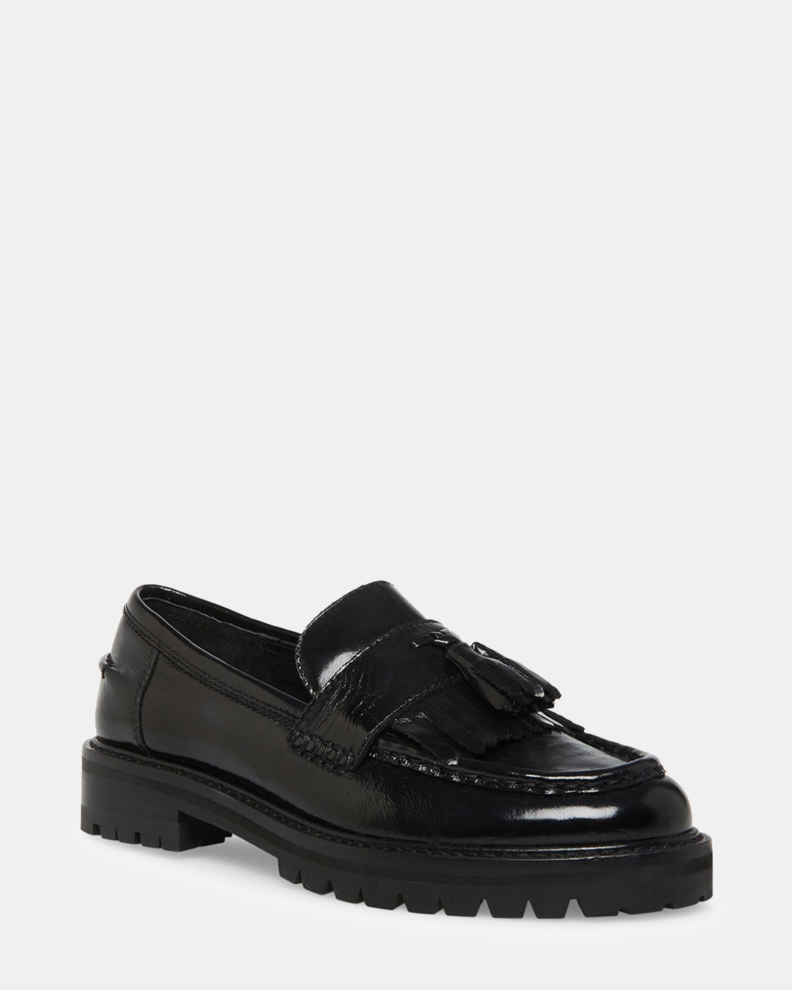 MINKA BLACK LEATHER - Women's Shoes - Steve Madden Canada