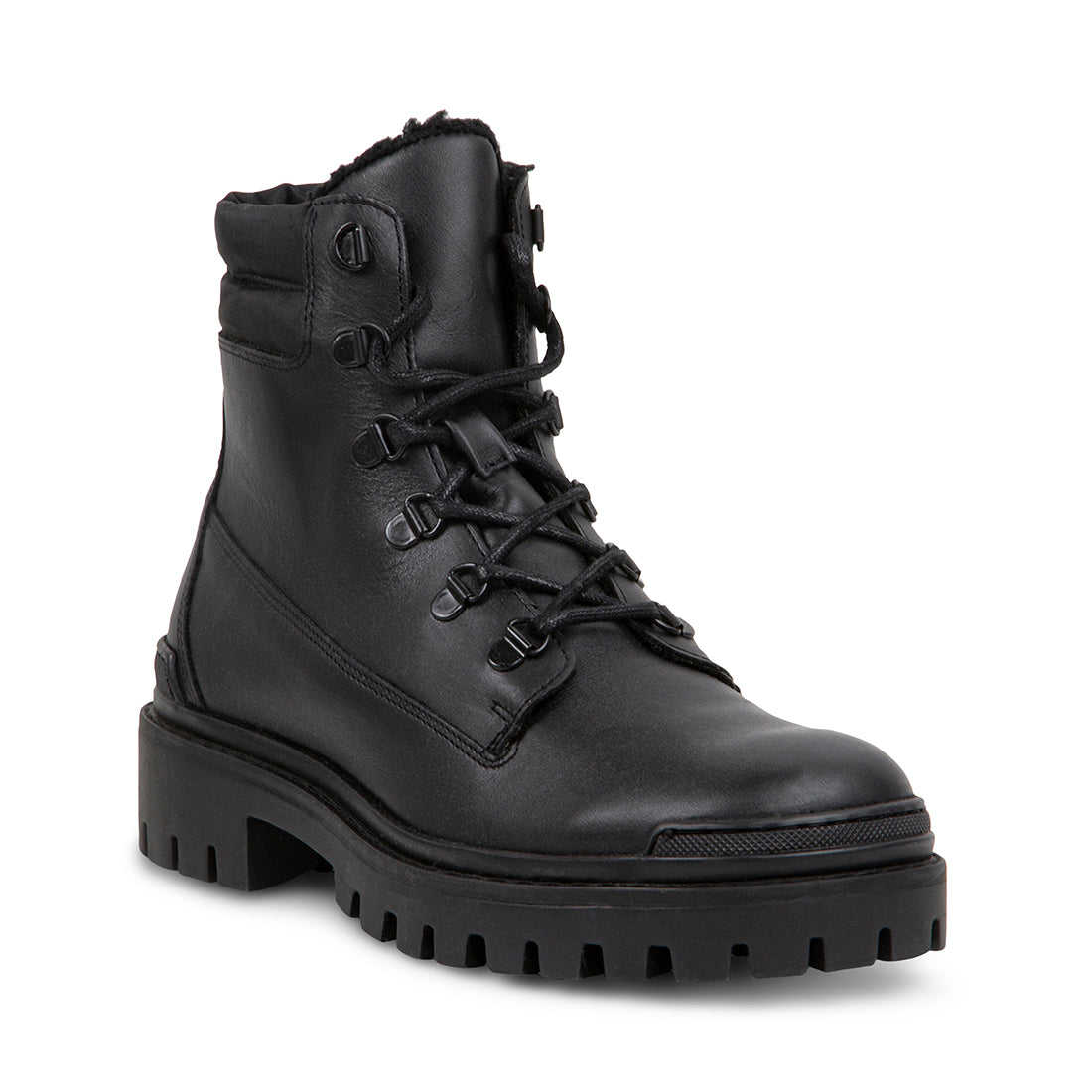 STORMS BLACK LEATHER - Men's Shoes - Steve Madden Canada
