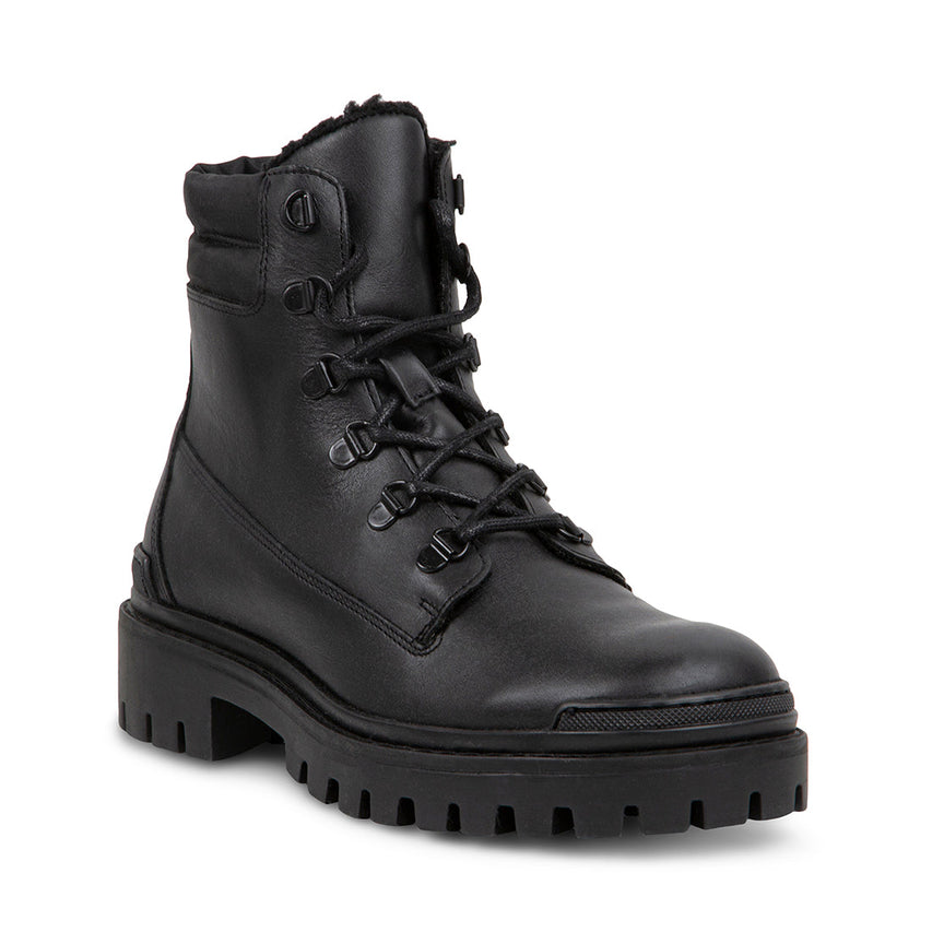 STORMS BLACK LEATHER - Men's Shoes - Steve Madden Canada