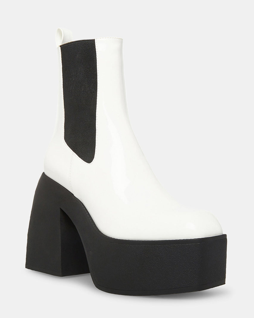 TEASER WHITE PATENT - Women's Shoes - Steve Madden Canada