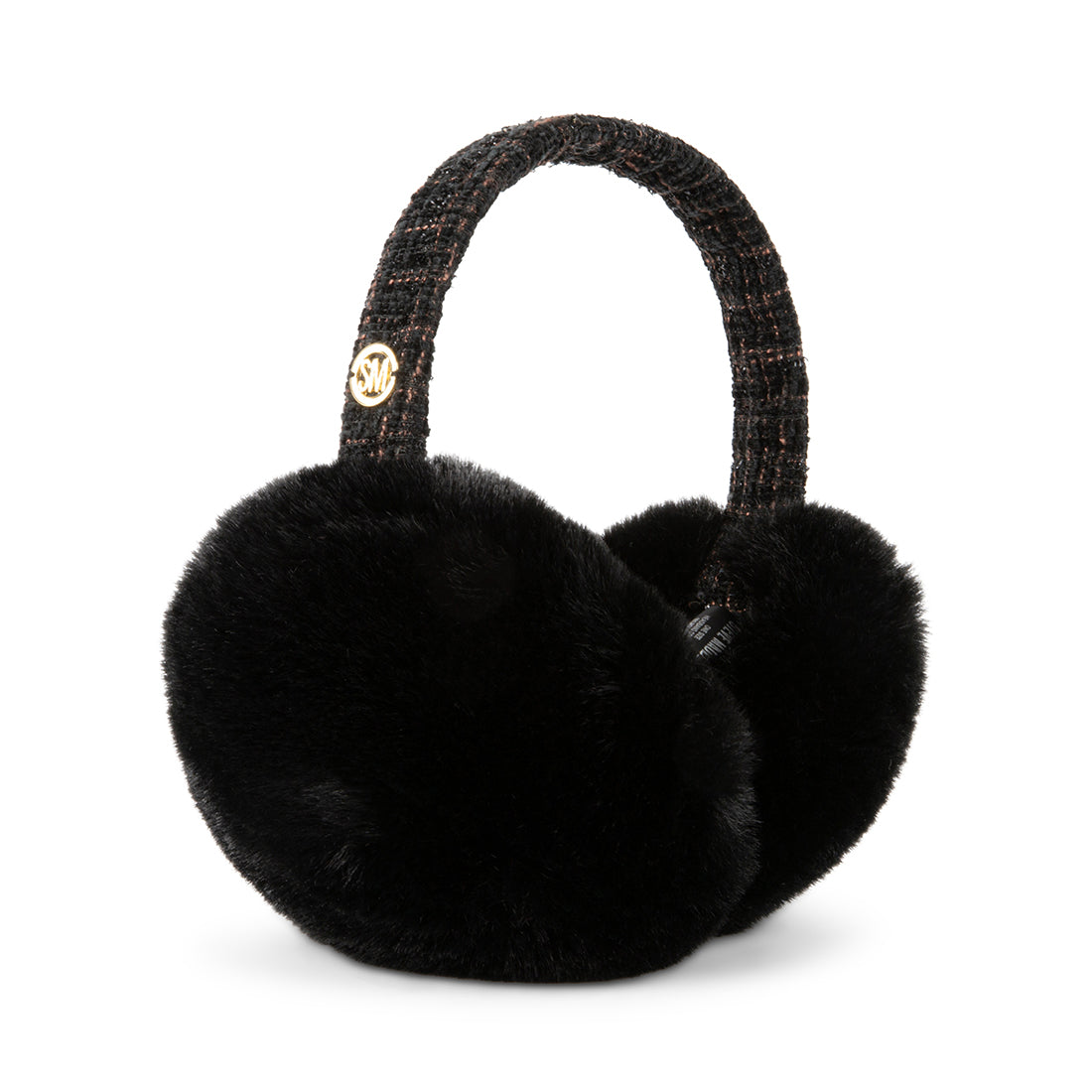 FAUX-FUR EARMUFF BLACK - Accessories - Steve Madden Canada