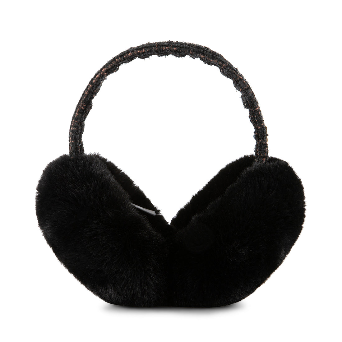 FAUX-FUR EARMUFF BLACK - Accessories - Steve Madden Canada
