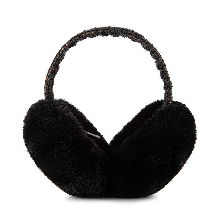 FAUX-FUR EARMUFF BLACK - Accessories - Steve Madden Canada