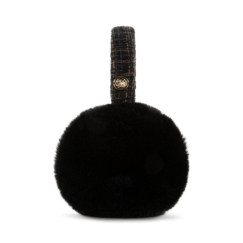 FAUX-FUR EARMUFF BLACK - Accessories - Steve Madden Canada