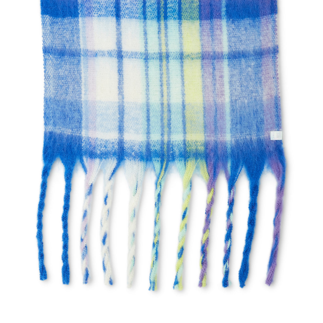 PLAID SCARF BLUE MULTI - Accessories - Steve Madden Canada