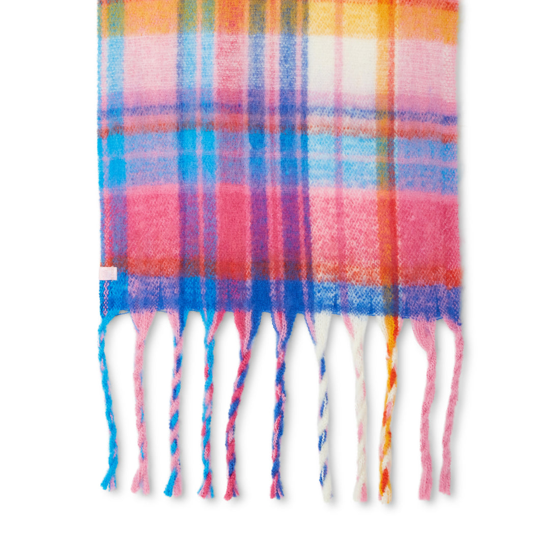 PLAID SCARF PINK MULTI - Accessories - Steve Madden Canada
