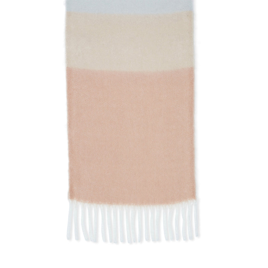 COLOURBLOCK FRINGE SCARF NATURAL MULTI - Accessories - Steve Madden Canada