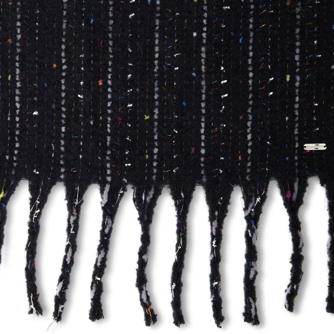 FRINGE SCARF BLACK - Accessories - Steve Madden Canada