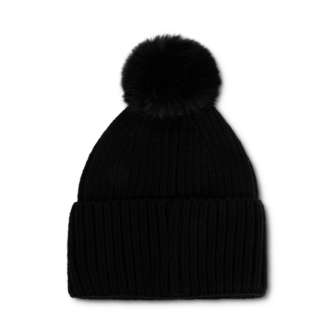 BILLIE POM BEANIE BLACK - Accessories - Steve Madden Canada
