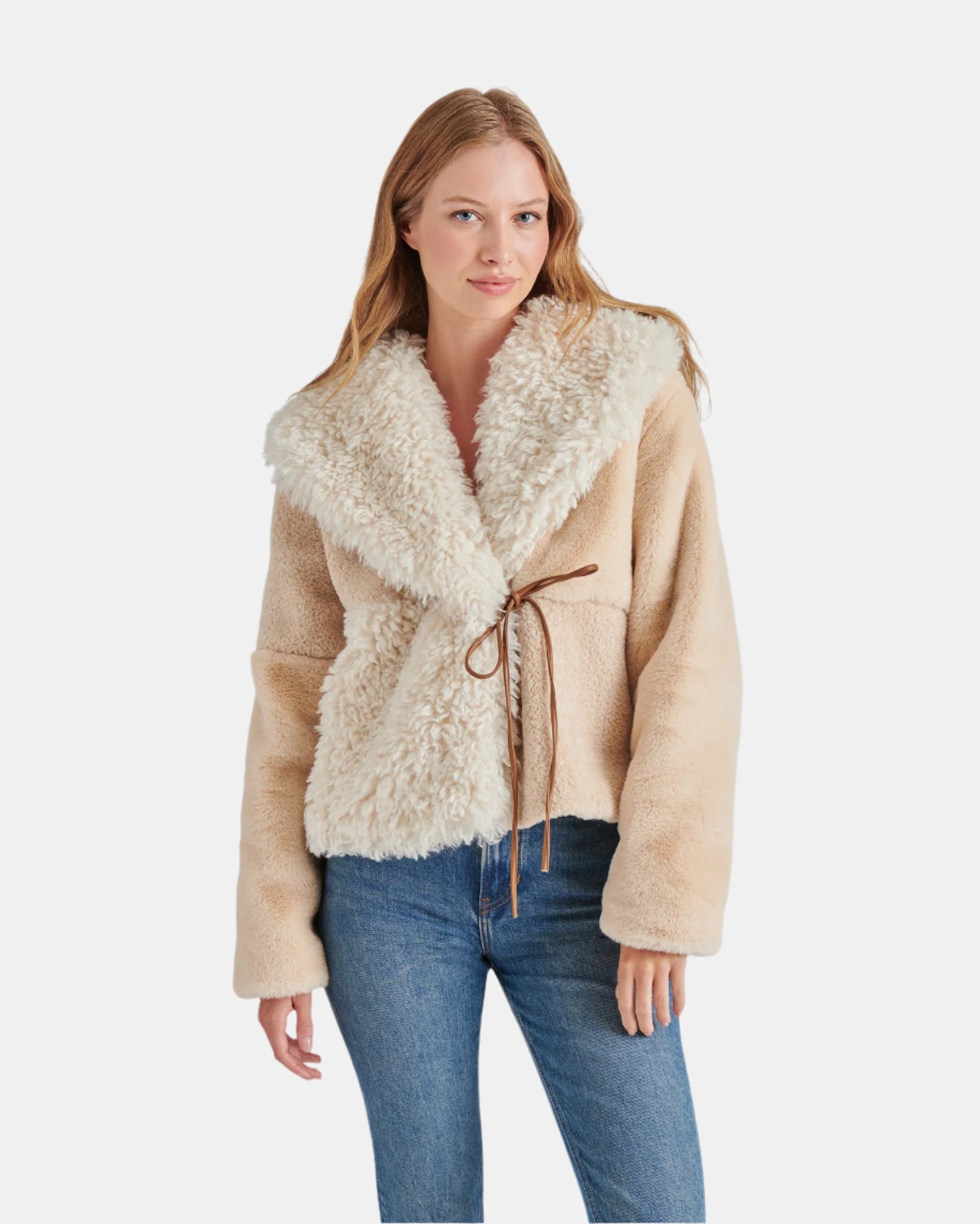 WINTERLYN COAT NATURAL - Clothing - Steve Madden Canada