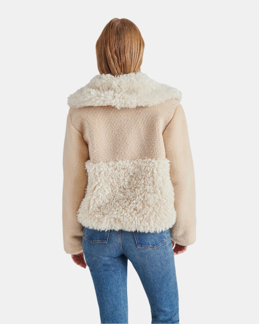 WINTERLYN COAT NATURAL - Clothing - Steve Madden Canada
