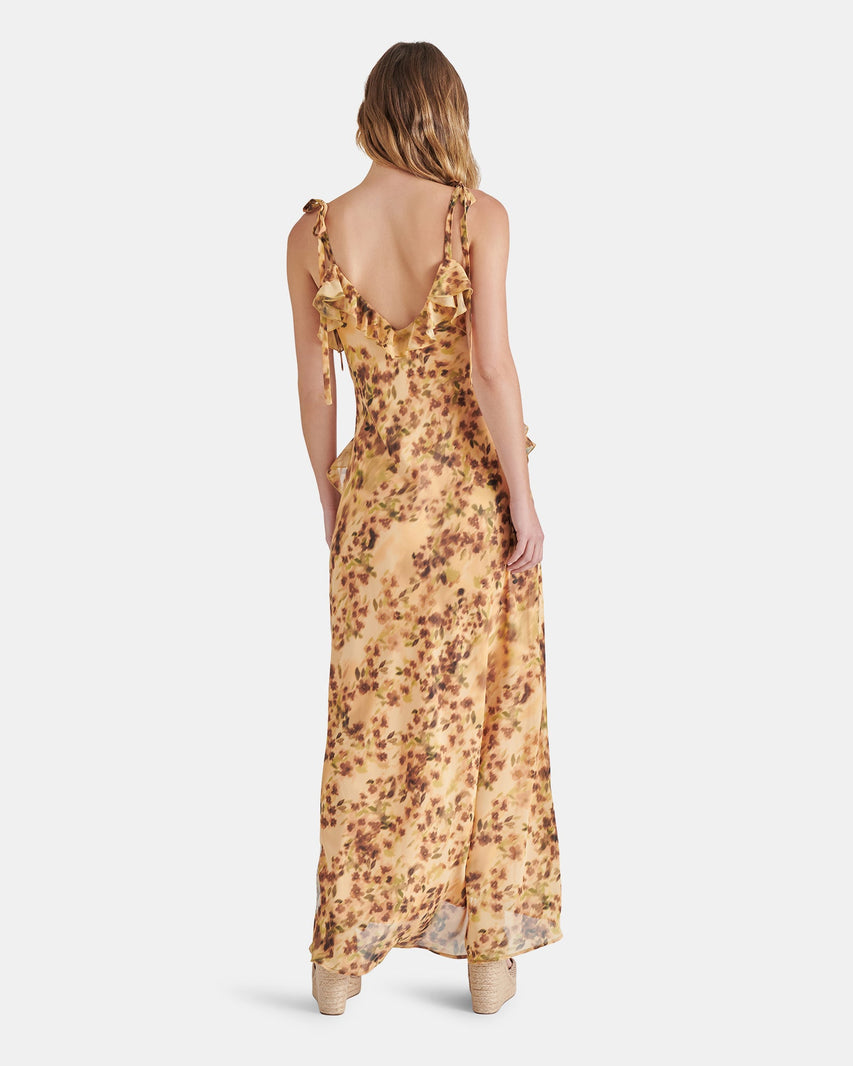 ADALINA DRESS FLORAL NATURAL MULTI - Clothing - Steve Madden Canada