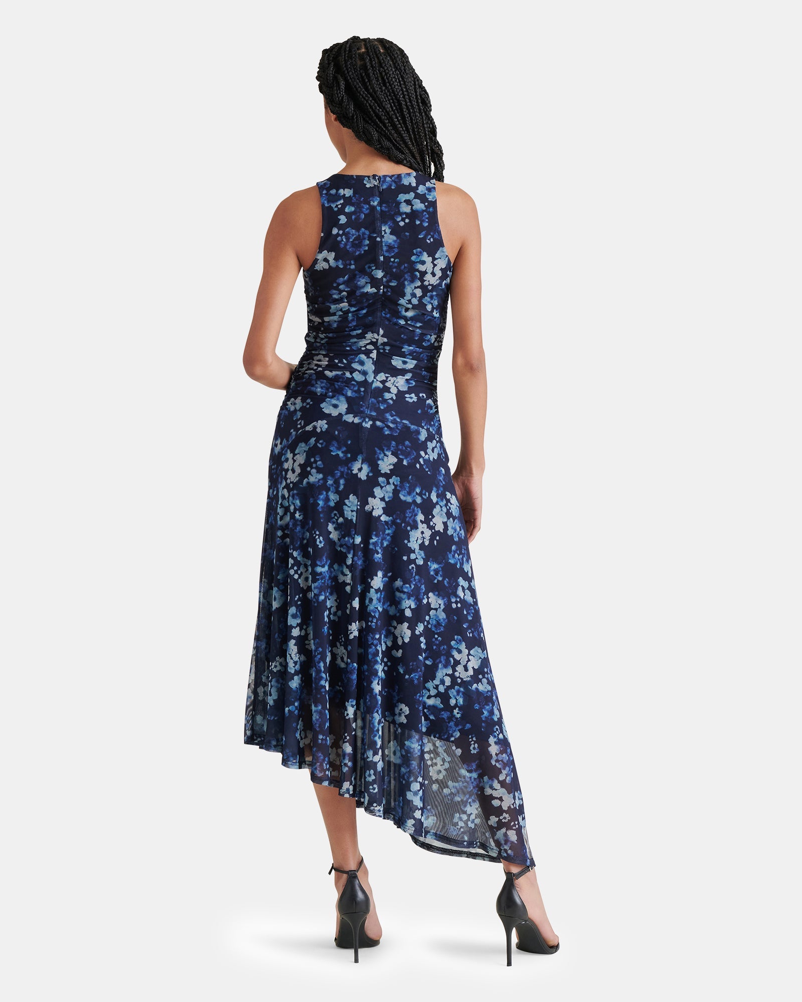 LANEY DRESS FLORAL INDIGO - Clothing - Steve Madden Canada