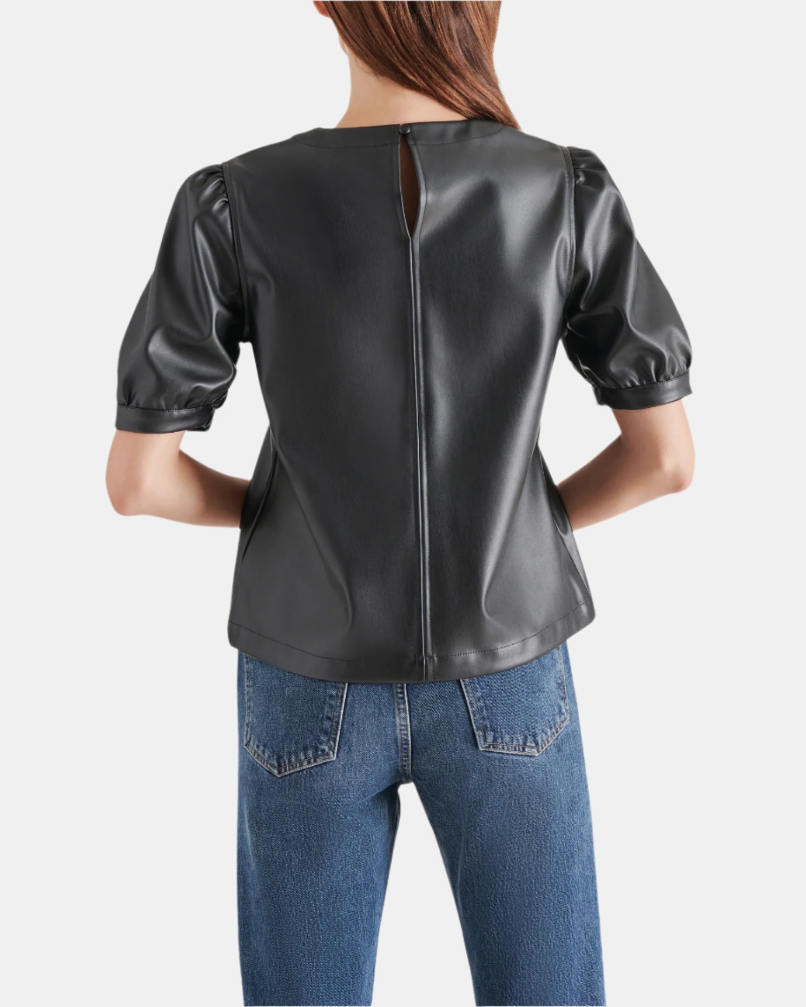 FAUX IT UP TOP BLACK - Clothing - Steve Madden Canada