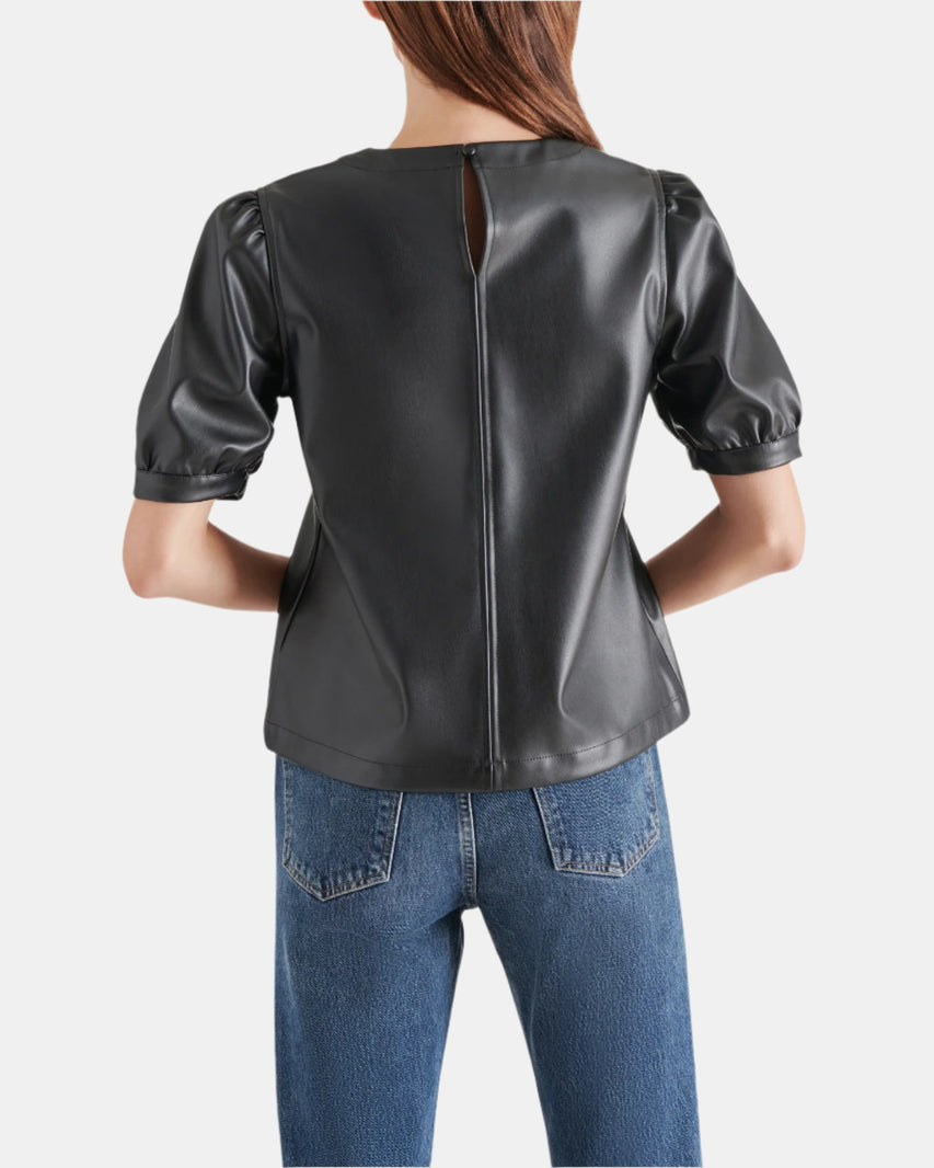 FAUX IT UP TOP BLACK - Clothing - Steve Madden Canada