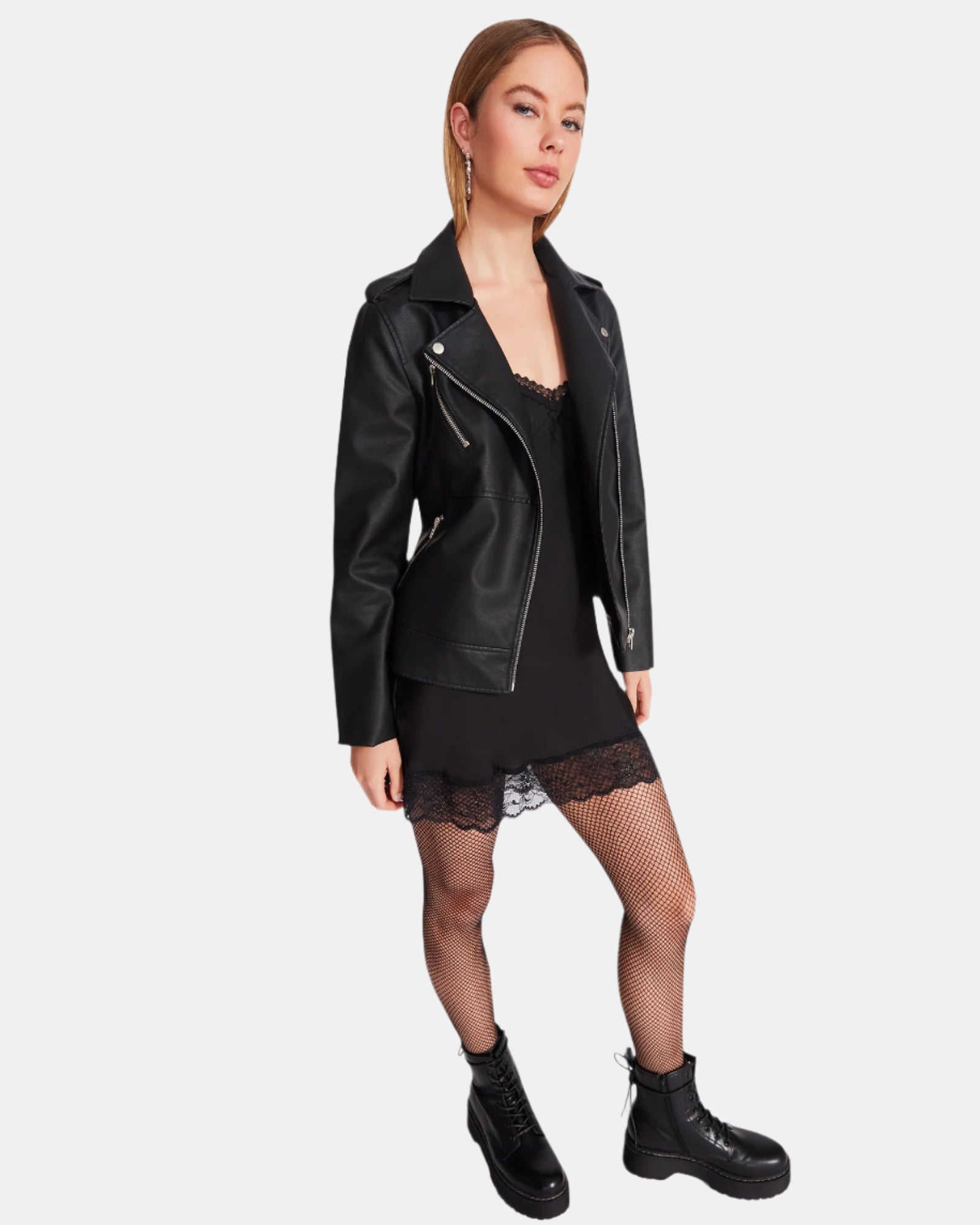JULIA JACKET BLACK - Clothing - Steve Madden Canada