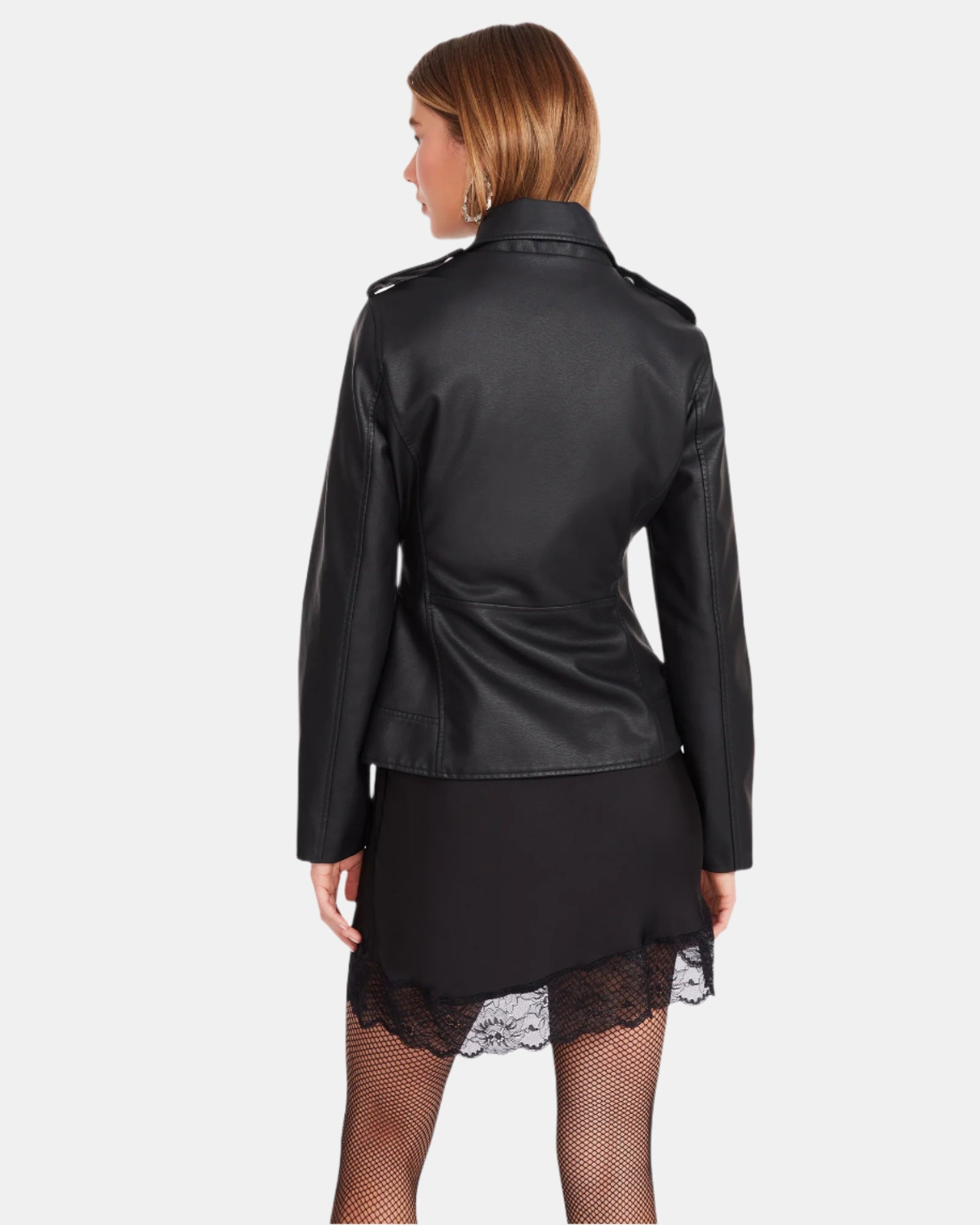 JULIA JACKET BLACK - Clothing - Steve Madden Canada