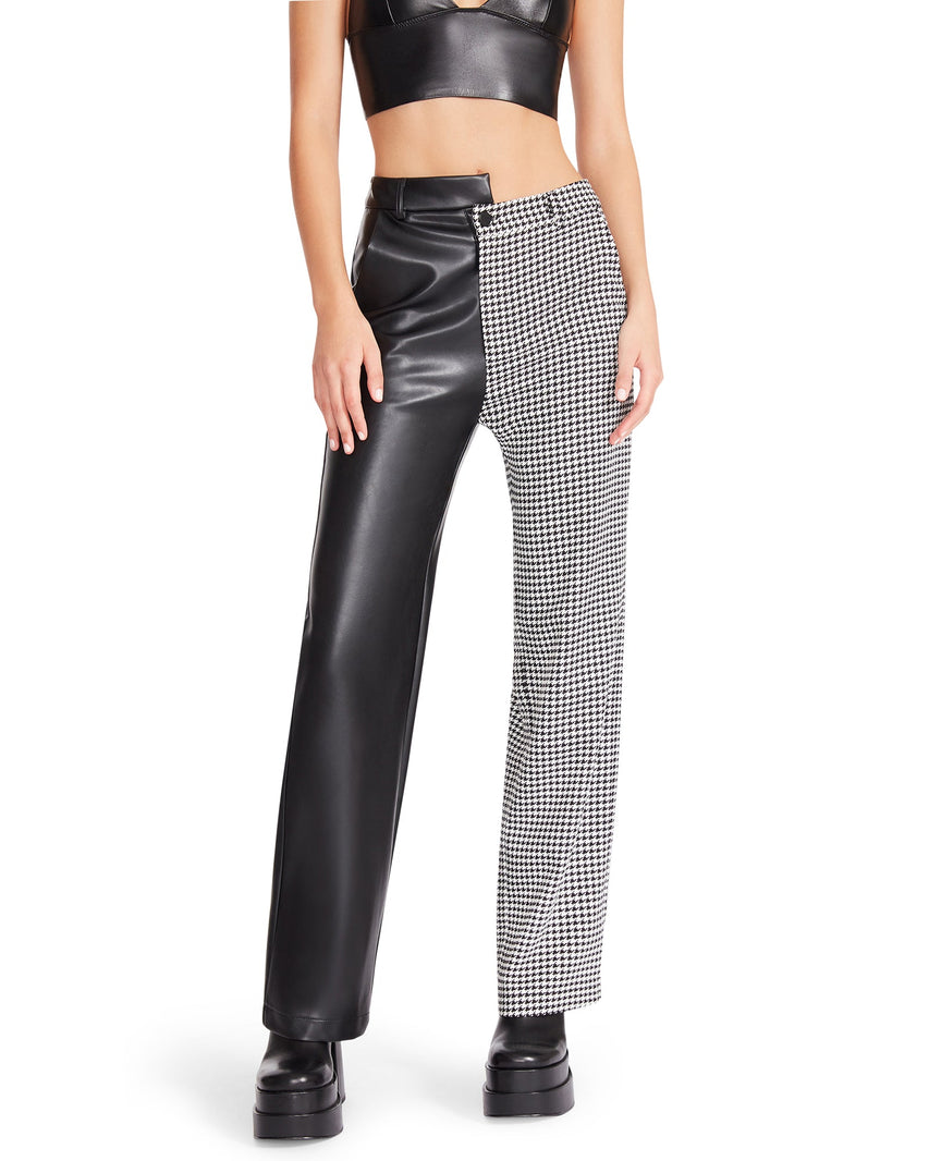 MACKENZIE PANT BLACK MULTI - Clothing - Steve Madden Canada