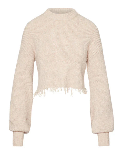 CAMILLE SWEATER NATURAL - Clothing - Steve Madden Canada