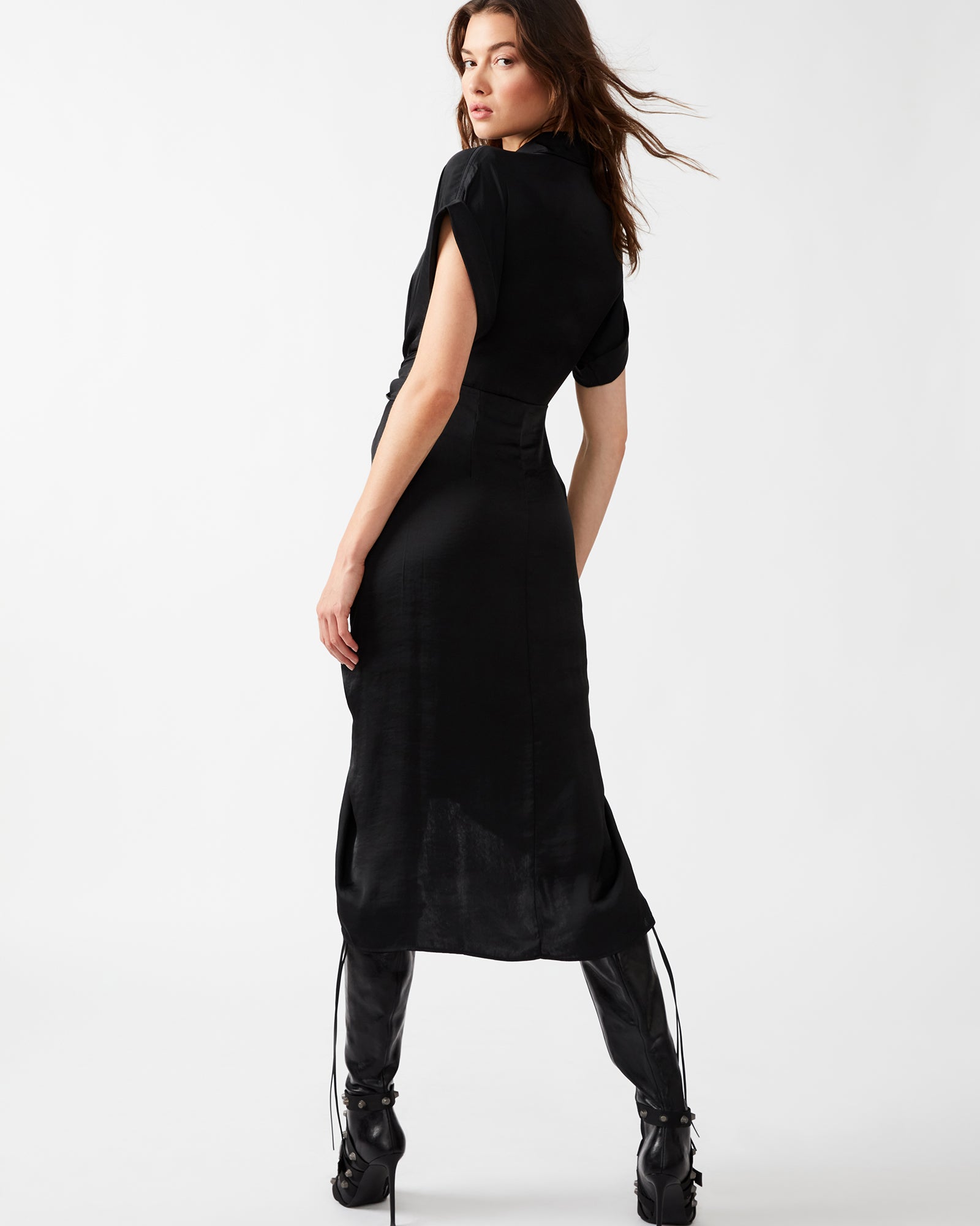 TORI DRESS BLACK - Clothing - Steve Madden Canada