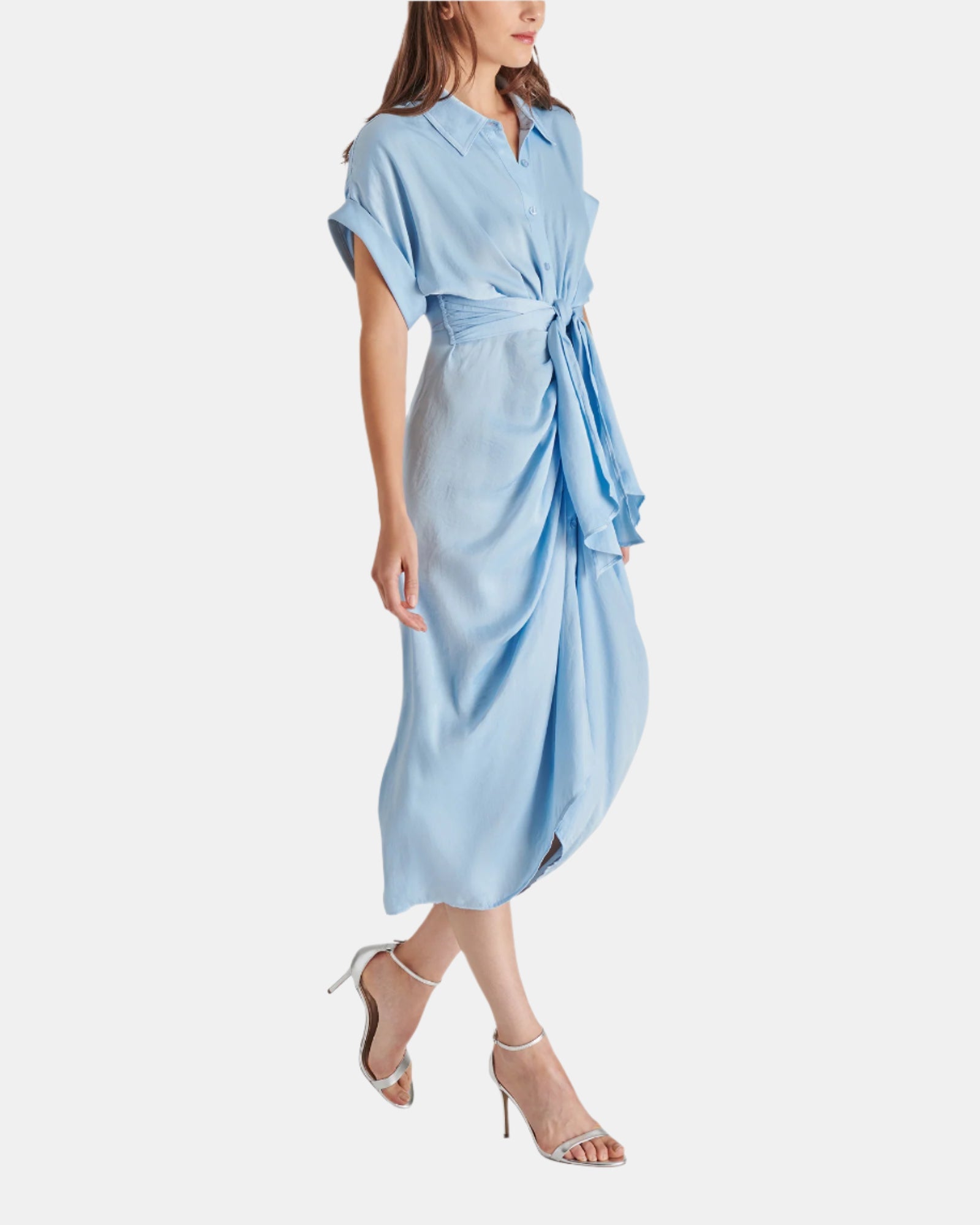 TORI DRESS LIGHT BLUE - Clothing - Steve Madden Canada