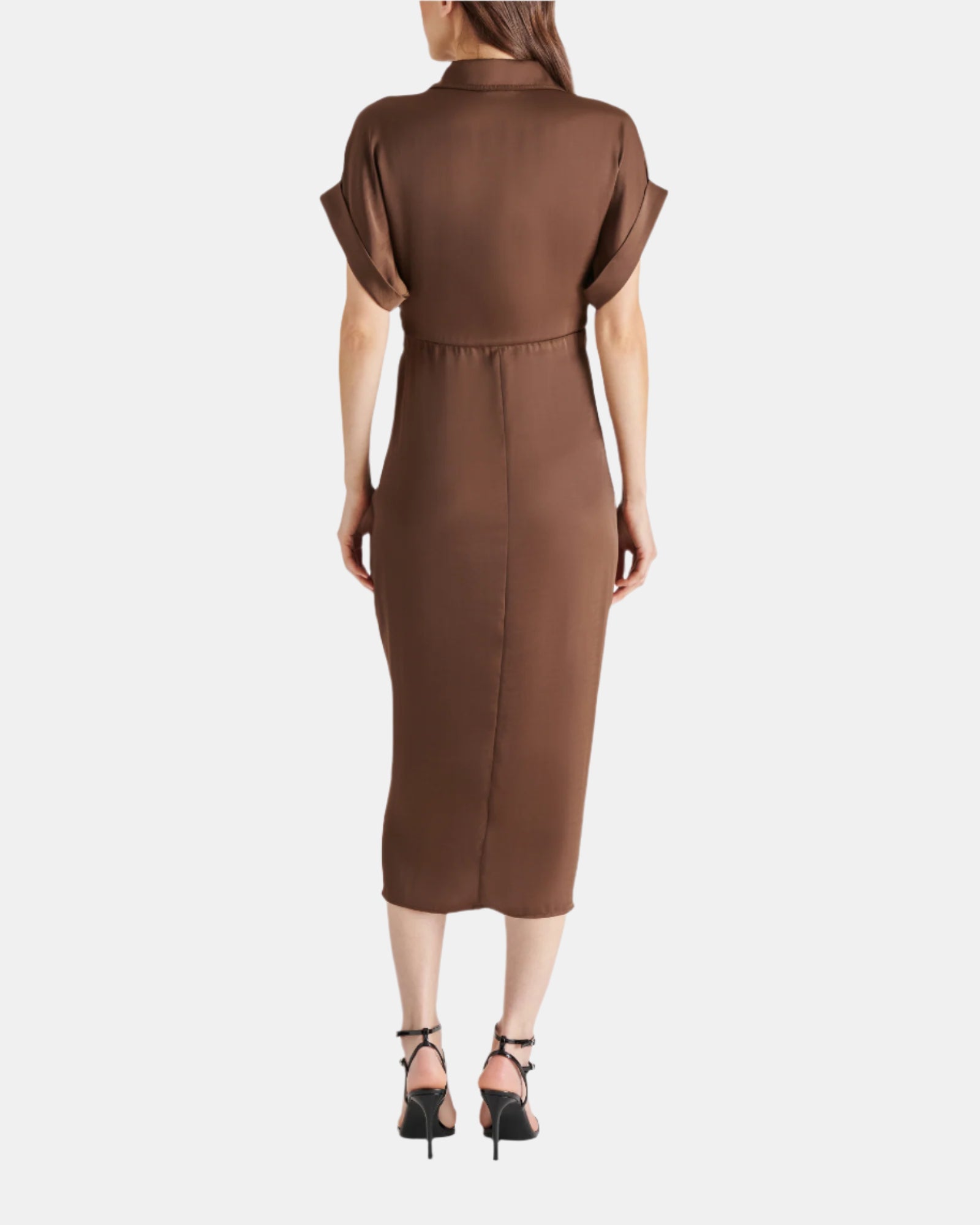 TORI DRESS COCOA - Clothing - Steve Madden Canada