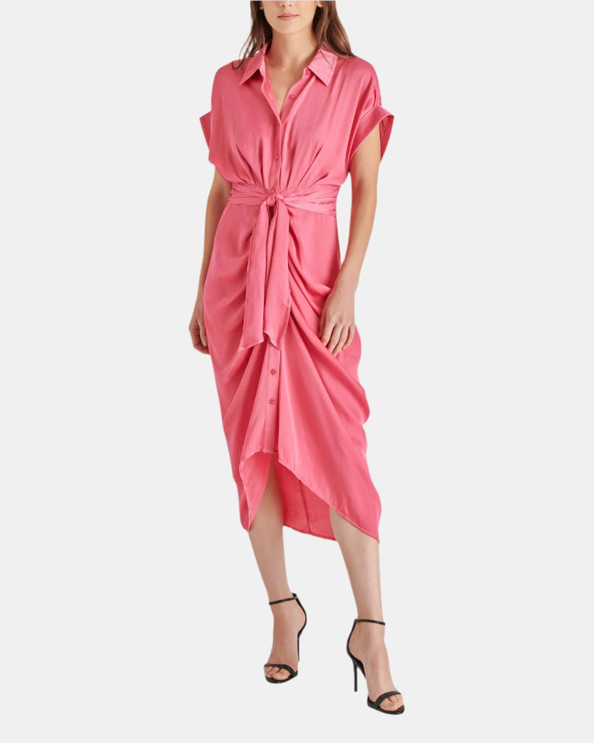 TORI DRESS PINK - Clothing - Steve Madden Canada