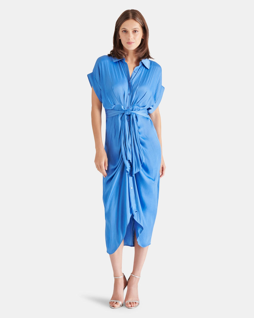 TORI DRESS INDIGO - Clothing - Steve Madden Canada