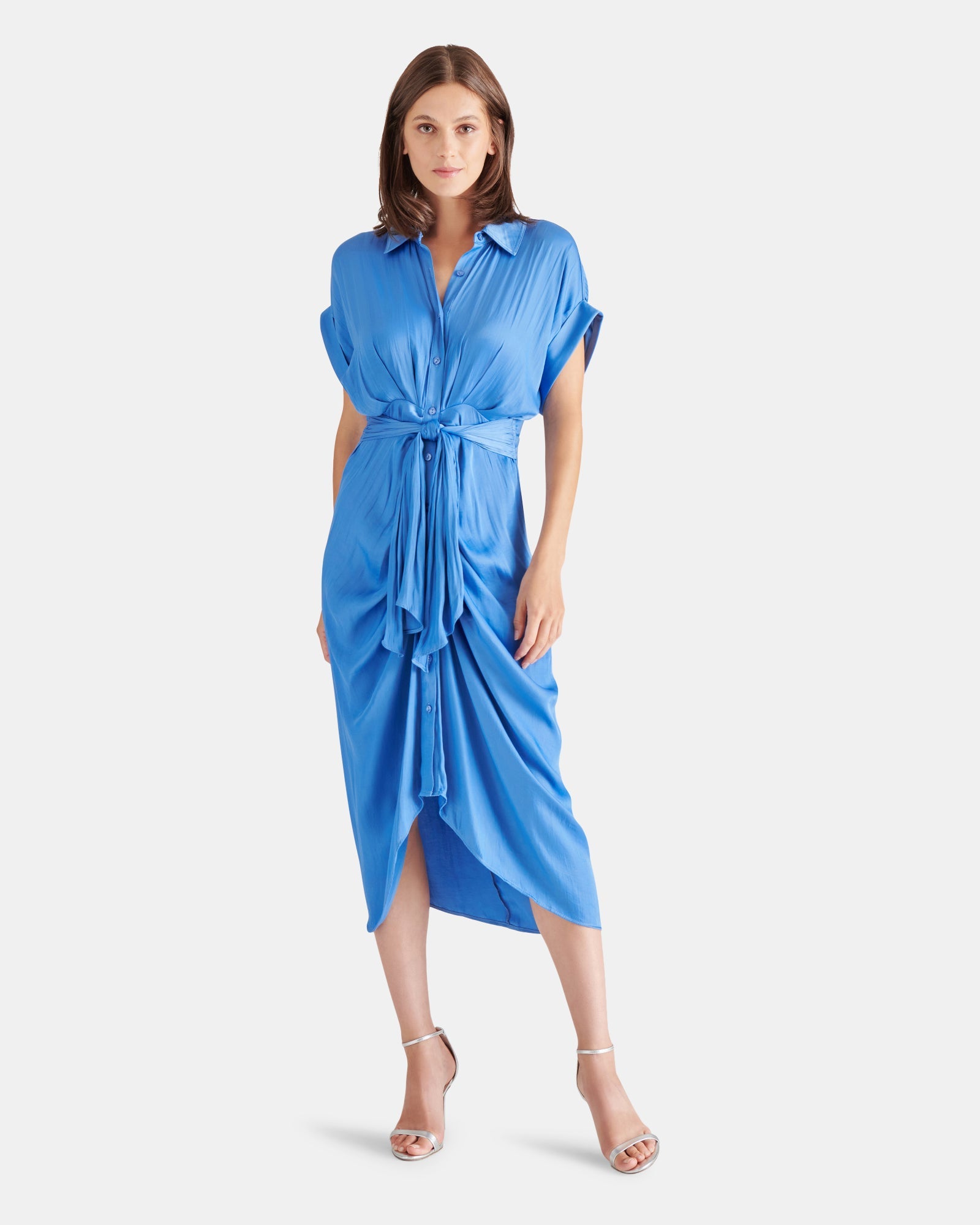 TORI DRESS INDIGO - Clothing - Steve Madden Canada