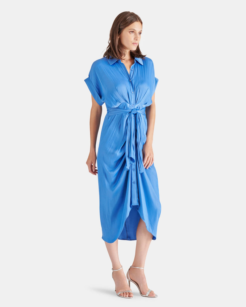 TORI DRESS INDIGO - Clothing - Steve Madden Canada