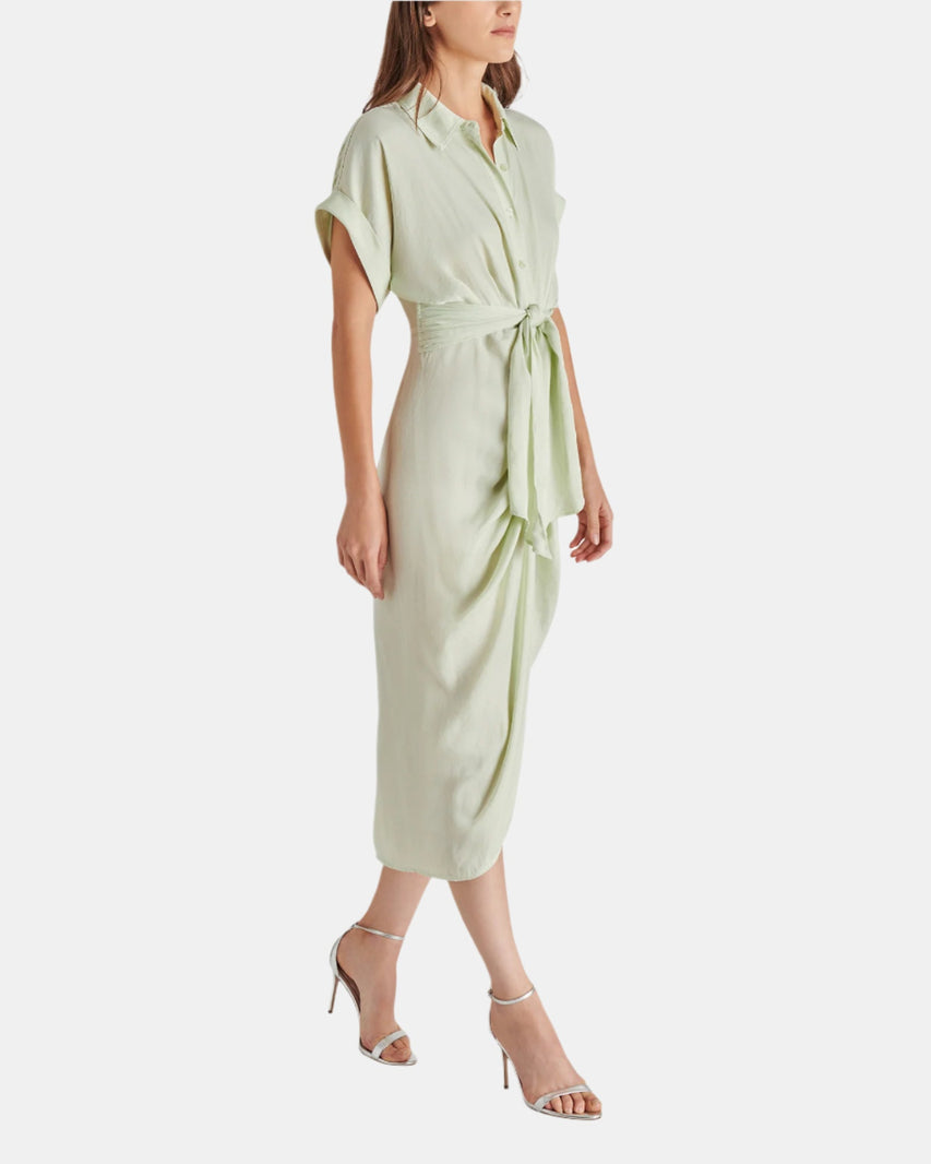 TORI DRESS LIGHT GREEN - Clothing - Steve Madden Canada