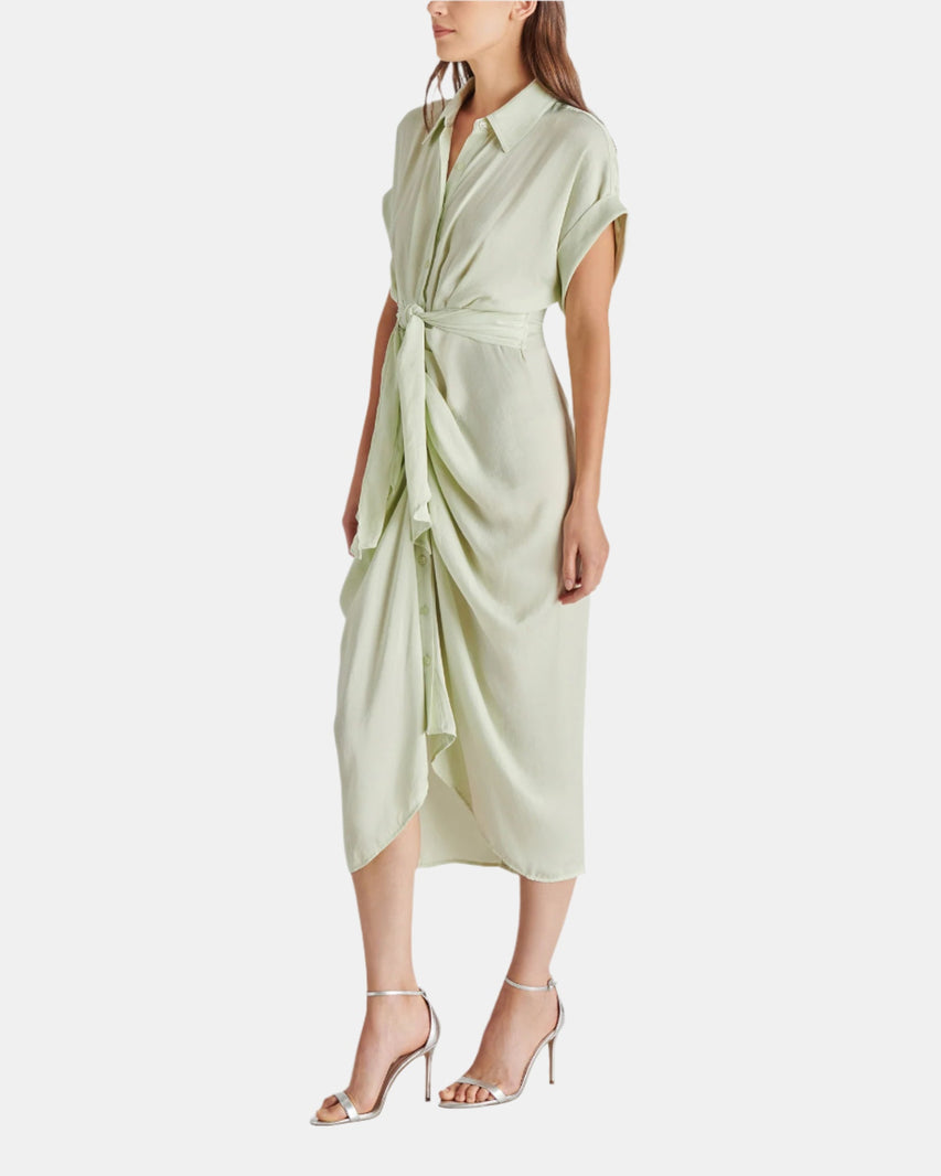 TORI DRESS LIGHT GREEN - Clothing - Steve Madden Canada