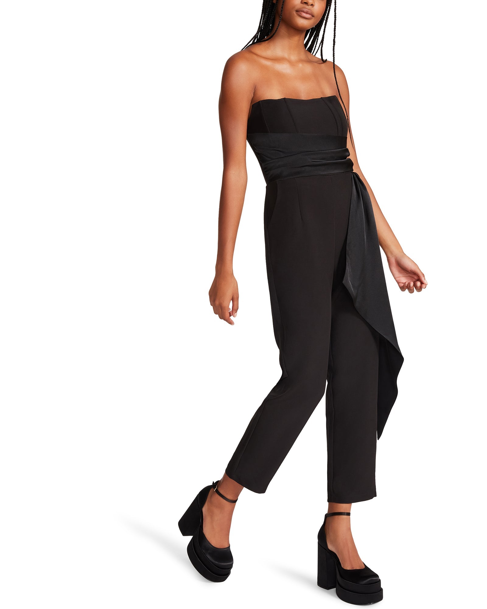 HARLEN JUMPSUIT BLACK - Clothing - Steve Madden Canada