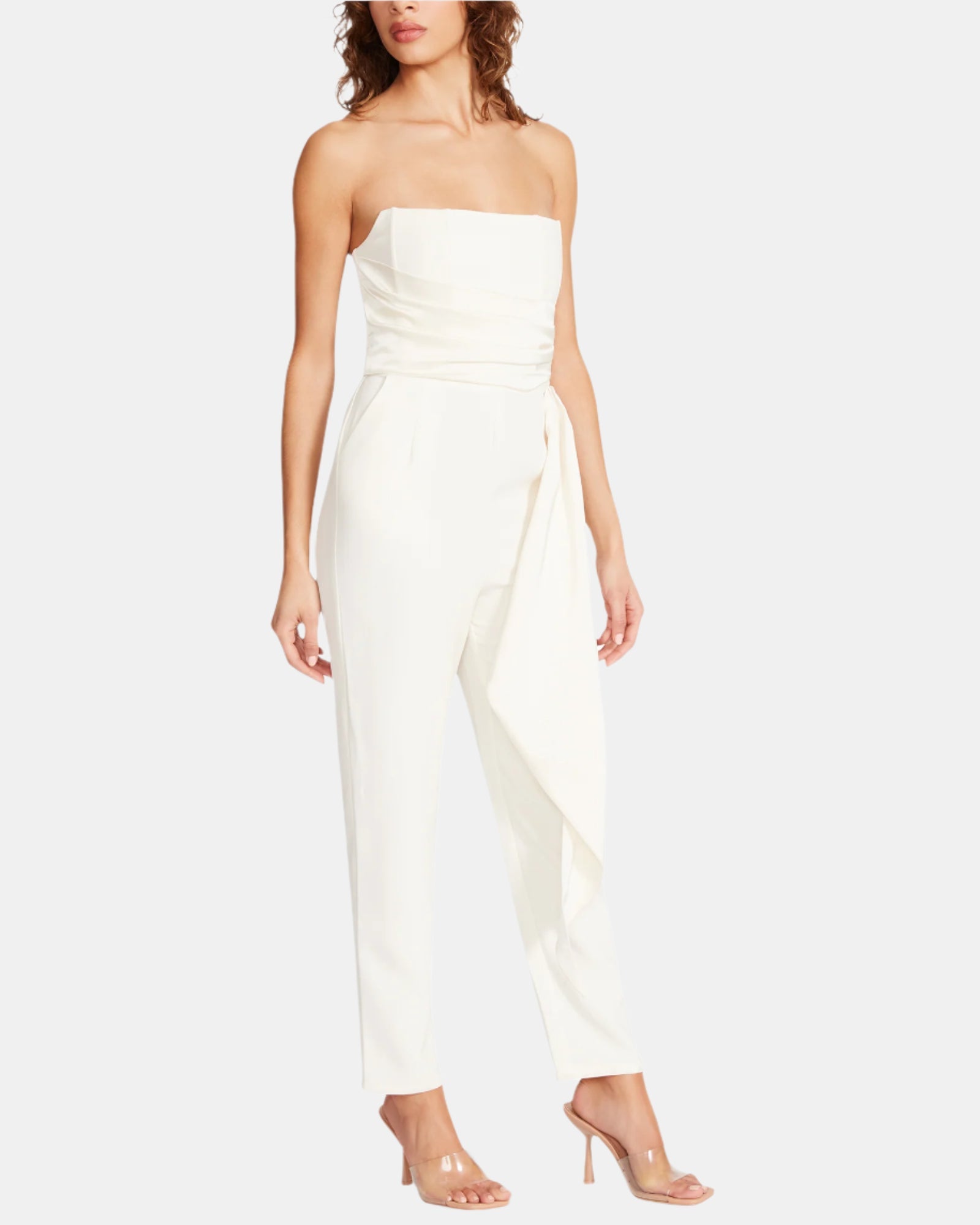 HARLEN JUMPSUIT NATURAL - Clothing - Steve Madden Canada