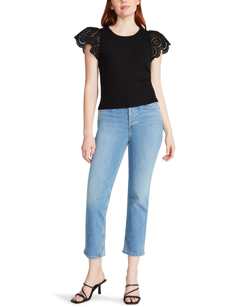 OLINA TOP BLACK - Clothing - Steve Madden Canada