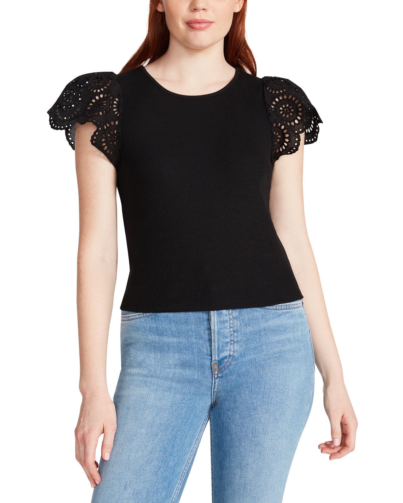OLINA TOP BLACK - Clothing - Steve Madden Canada