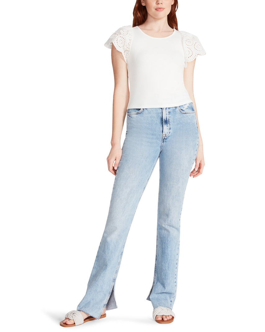 OLINA TOP WHITE - Clothing - Steve Madden Canada