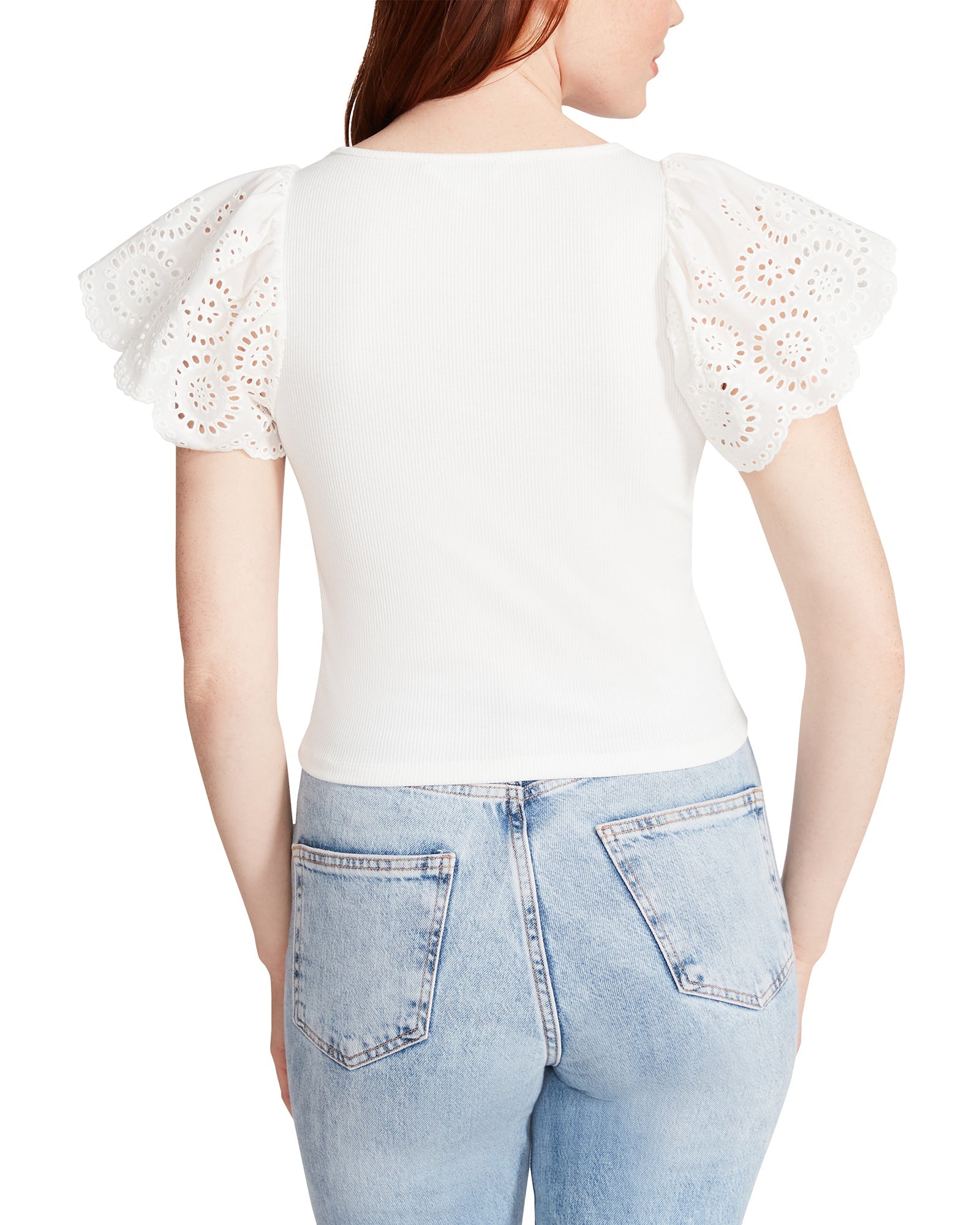 OLINA TOP WHITE - Clothing - Steve Madden Canada