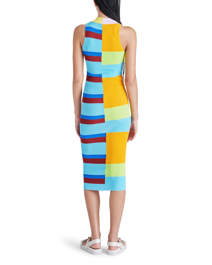 EVELYN DRESS BRIGHT MULTI - Clothing - Steve Madden Canada