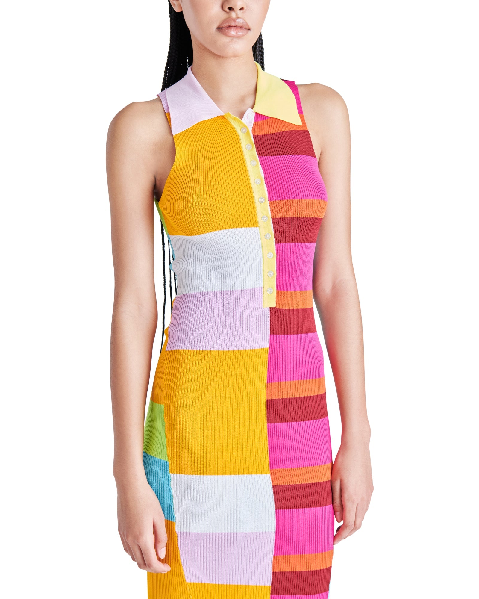 EVELYN DRESS BRIGHT MULTI - Clothing - Steve Madden Canada