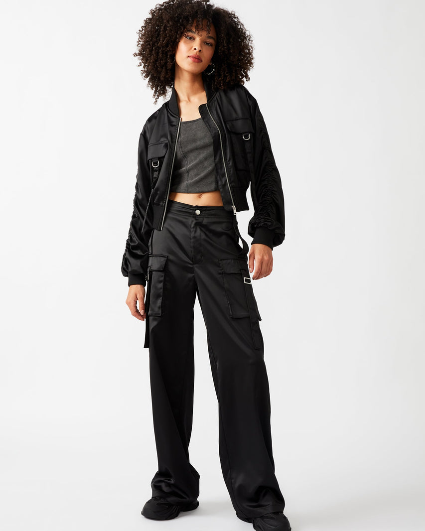 COSTA JACKET BLACK - Clothing - Steve Madden Canada