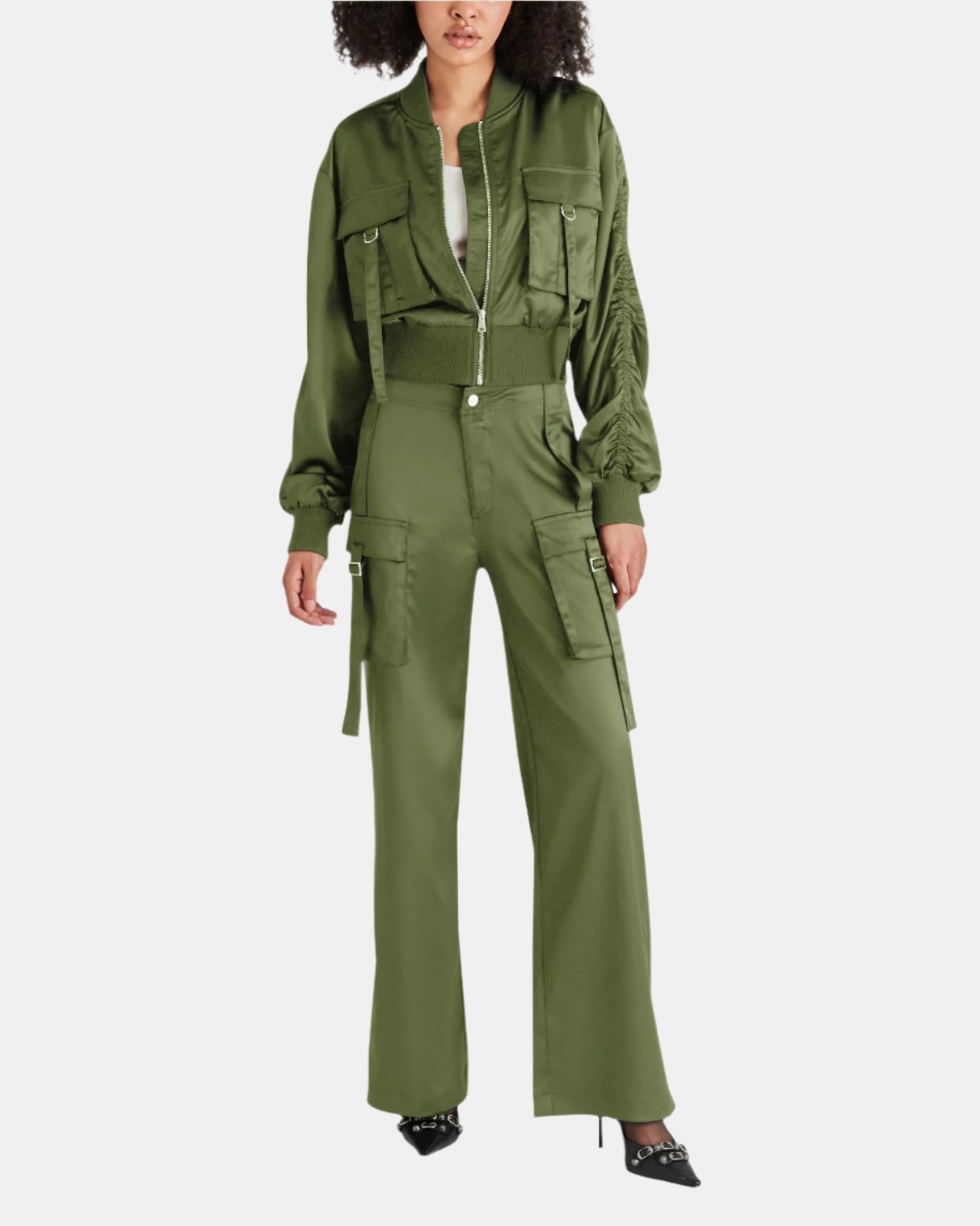 COSTA JACKET SAGE - Clothing - Steve Madden Canada