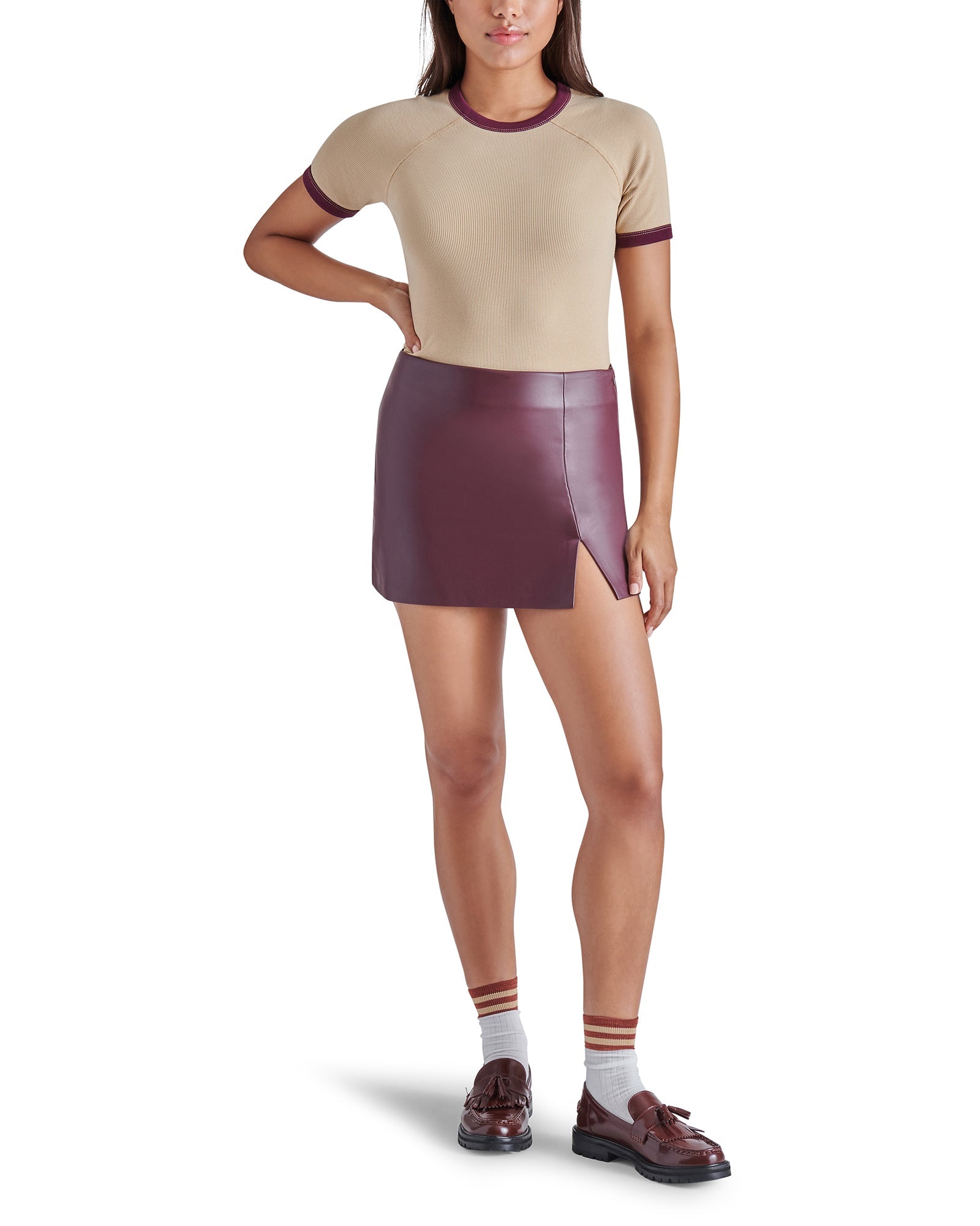 DARREN BODYSUIT TAN - Clothing - Steve Madden Canada