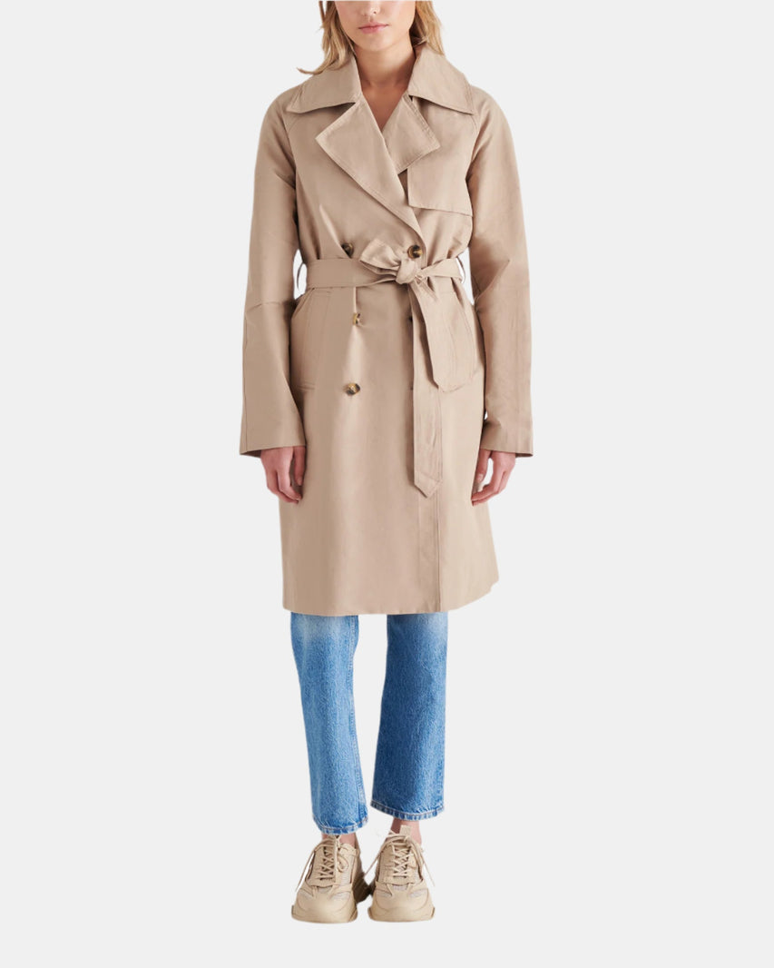 TRENCH COAT KHAKI - Clothing - Steve Madden Canada
